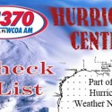 Hurricane Center – Check List